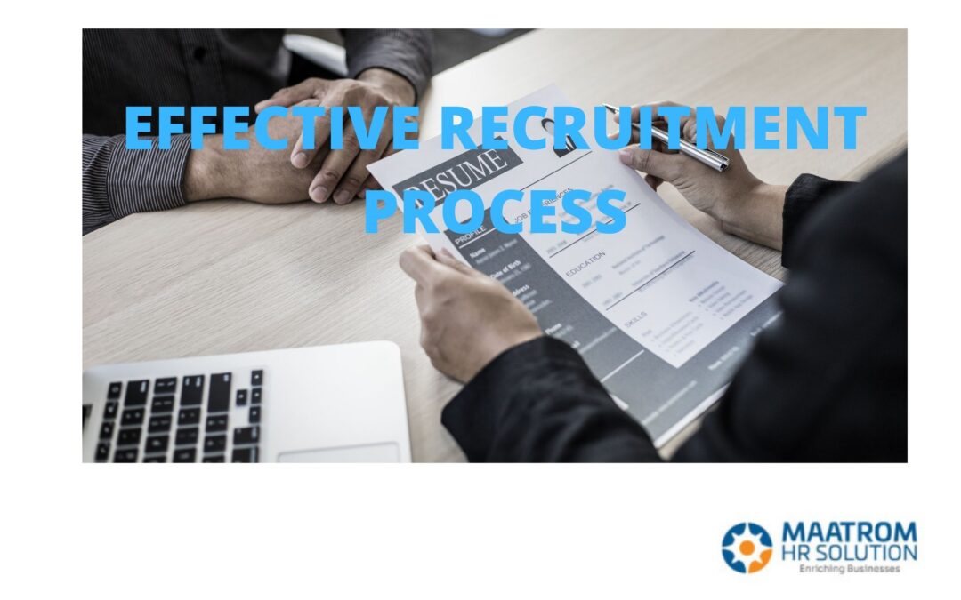 A QUICK GUIDE TO AN EFFECTIVE RECRUITMENT PROCESS