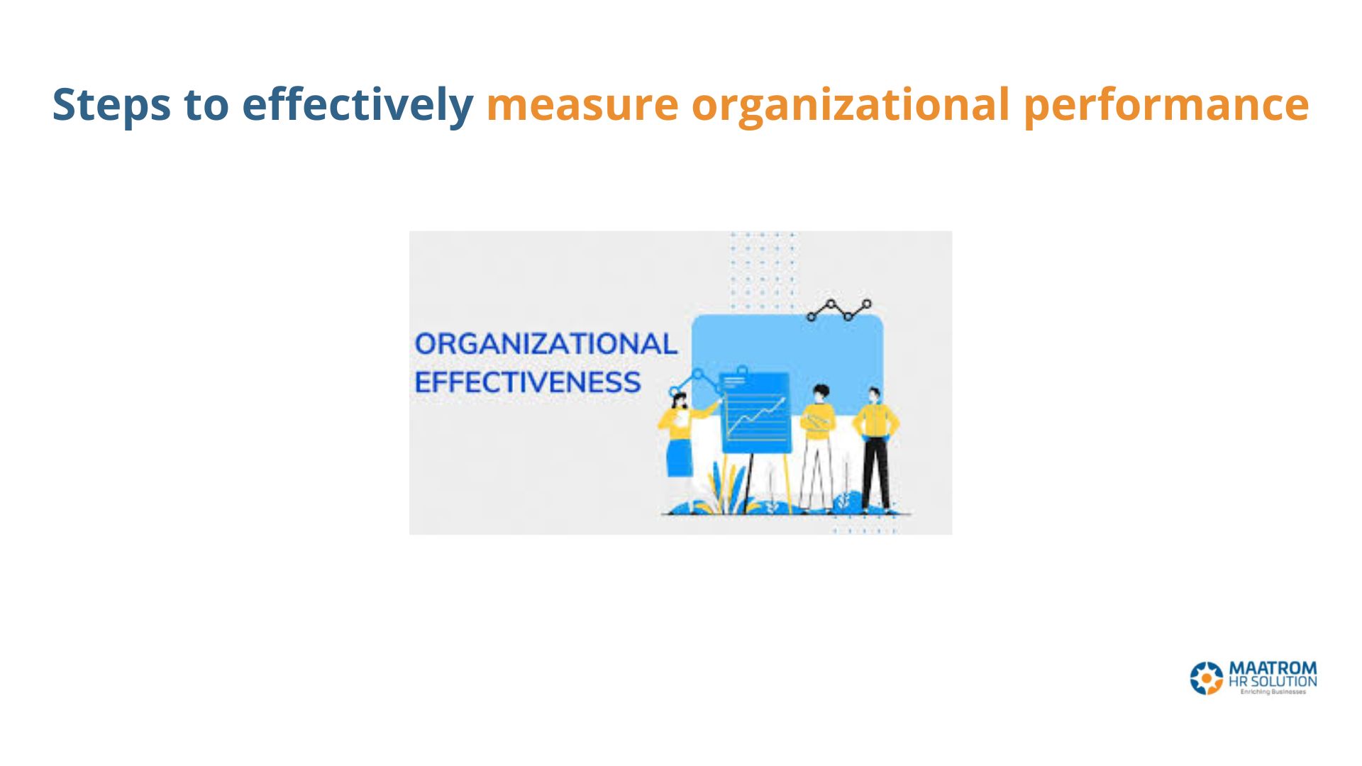 Steps to effectively measure organizational performance Maatrom HR